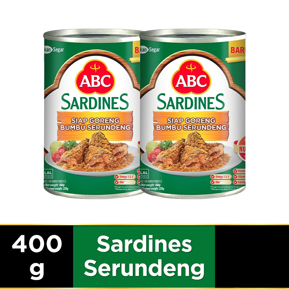 ABC Sardines Bumbu Serundeng Goreng 155G