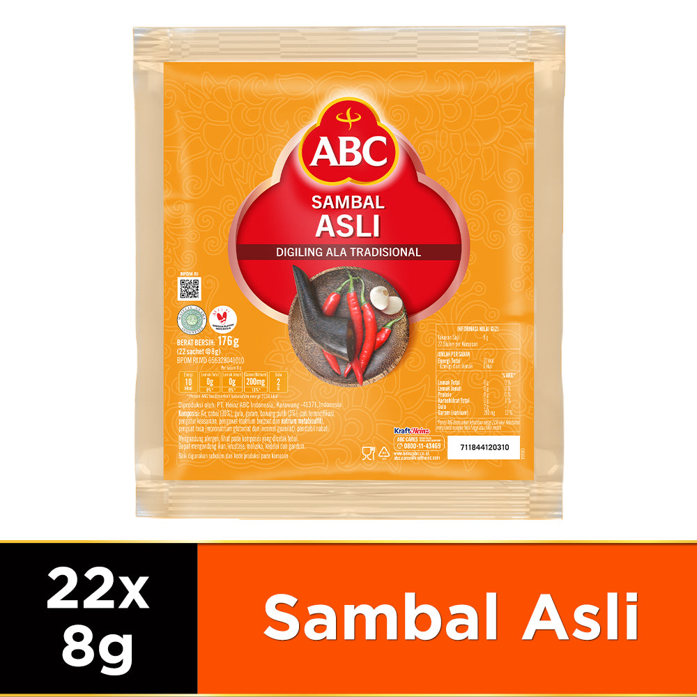 ABC Sambal Asli 22x8g