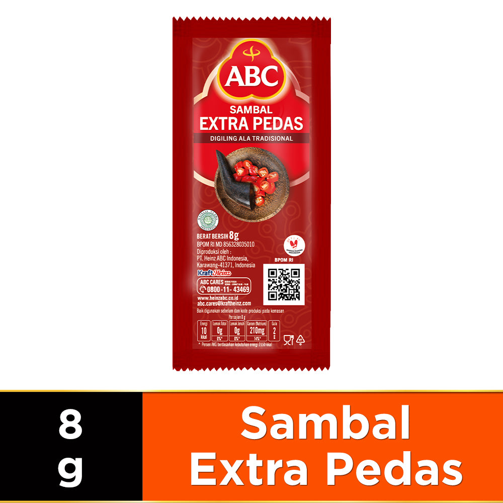 ABC Sambal Extra Pedas 8g