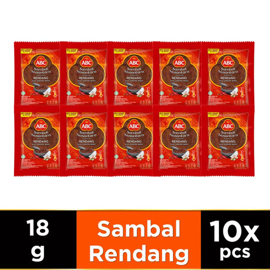 ABC Sambal Nusantara Rendang 10x18g