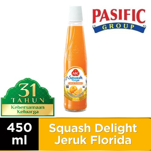 ABC Sirup Squash Delight Jeruk Florida 450 ml