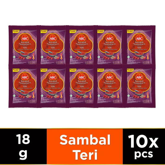 ABC Sambal Nusantara Teri 10x18g