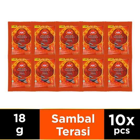 ABC Sambal Nusantara Terasi Sachet 10x18g