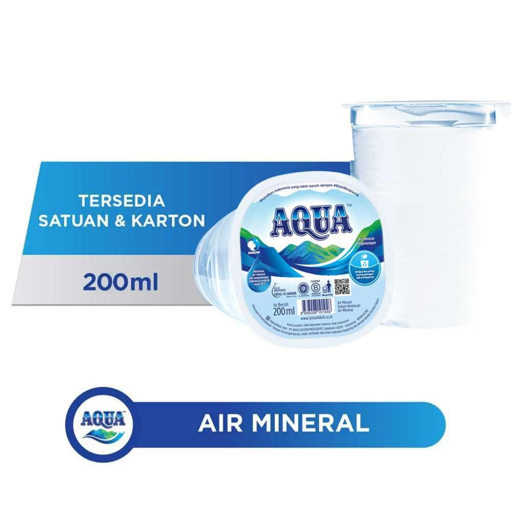 Aqua Gelas 200ml 1x48