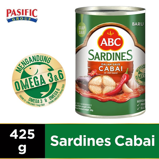 ABC Sardines Cabai 425g