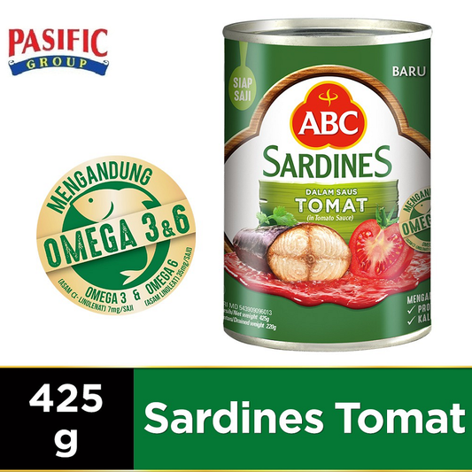 ABC Sardines Saus Tomat 425g